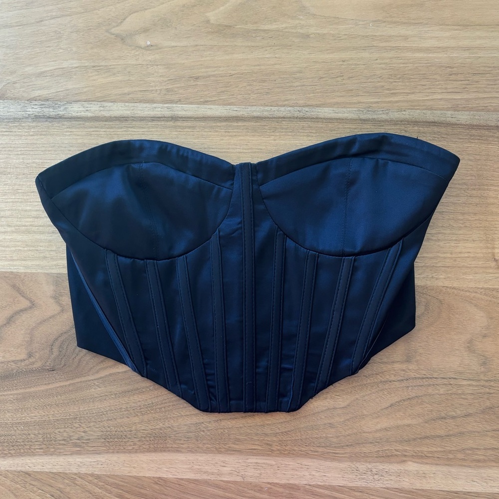 Garage Strapless Corset Top